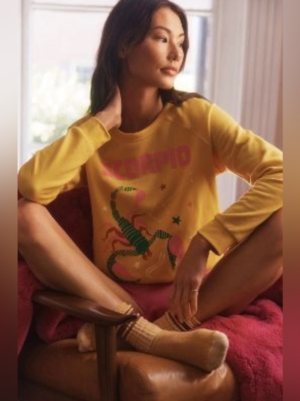 MIDNIGHT RIDER x ANTHROPOLOGIE The Carolita Scorpio Sweatshirt